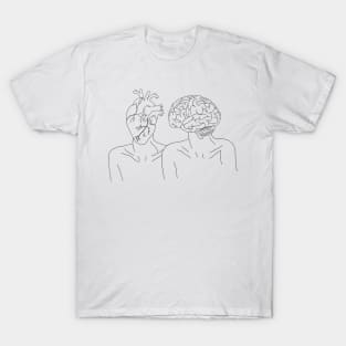 Heart brain Art T-Shirt